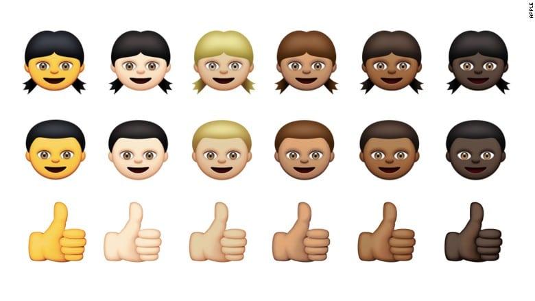 Meet Apple's new racially diverse emojis - UrbanGeekz