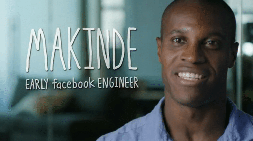Former Facebook engineer Makinde Adeagbo is now the software engineering manager at Pinterest. Adeagbo has featured in a short film entitled ‘What Most Schools Don’t Teach’ alongside Bill Gates, Mark Zuckerberg and Jack Dorsey, among others.