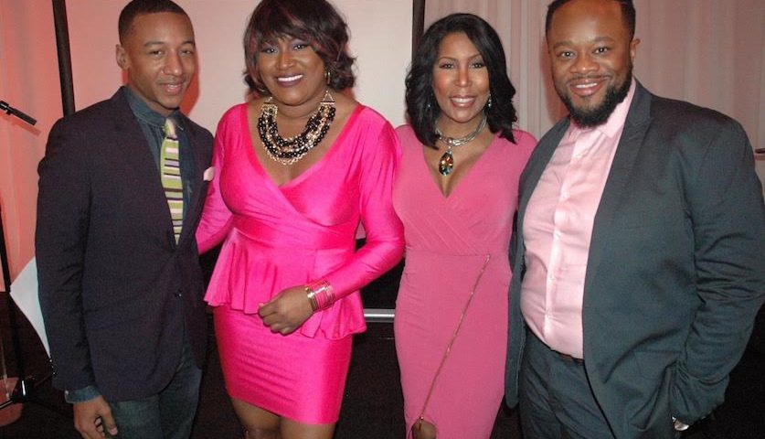 Victor Jackson III, April Love, Ebony Steele, and lifestyle specialist Satchel Jester at the 6th Pink in December